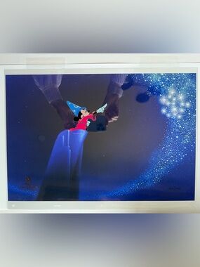 Disney Limited Edition Mickey Mouse Hand Painted Celluloid Commanding the Stars